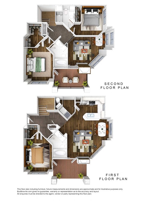 Floor plan for 3 beds, 3 baths, 1478 sqft